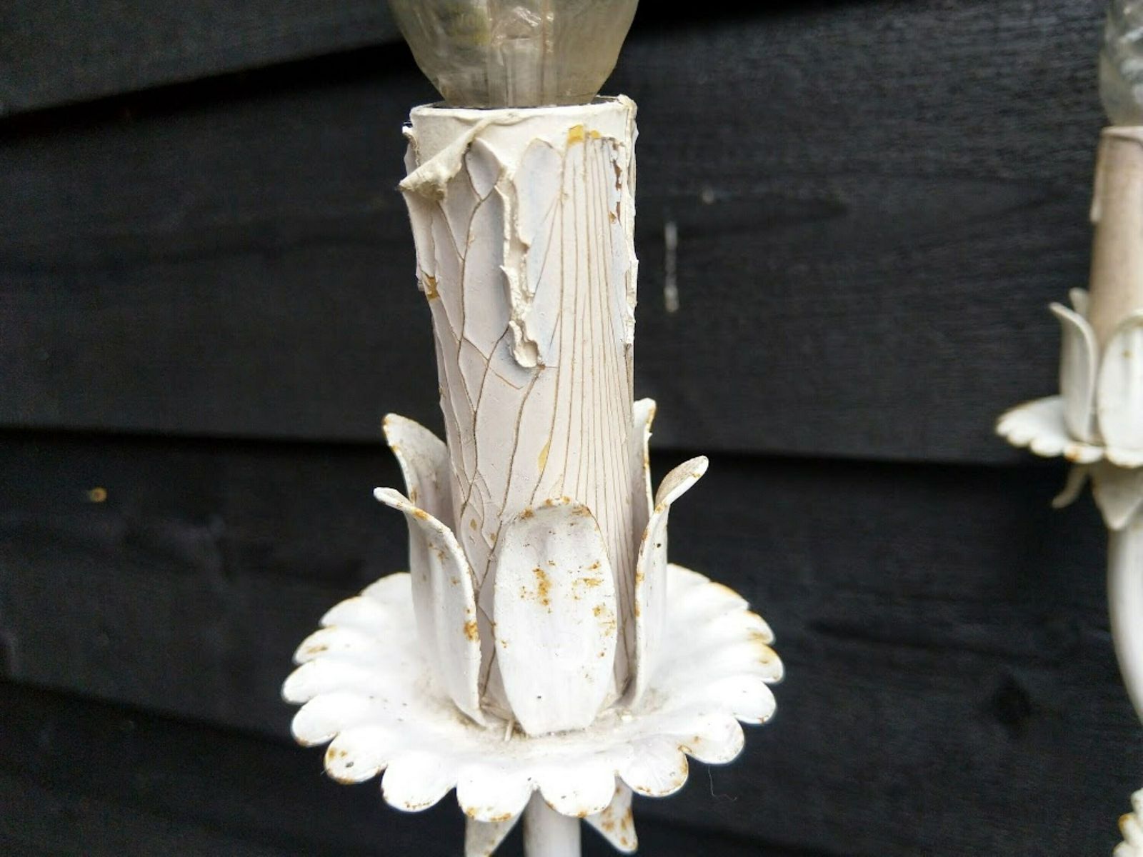 Vintage Tole Chandelier Yellow Roses And Green Leaves 6 Arms, Yellow Flower Chandelier Brocante photo vintage