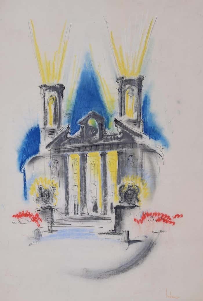 Proposal For St John's Smith Square Architectural Design By Louis Osman Friba