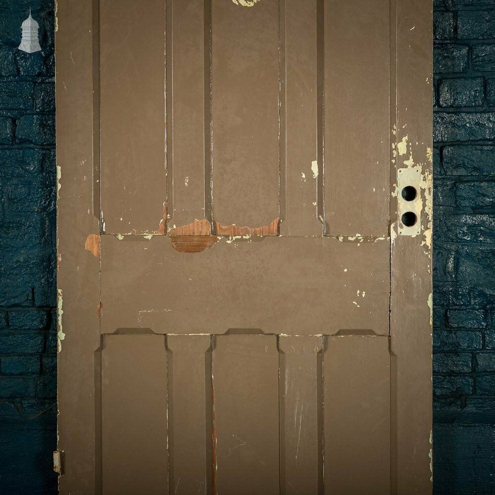 Pitch Pine Door, 6 Panel With Stop Chamfer Detailing photo vinterior