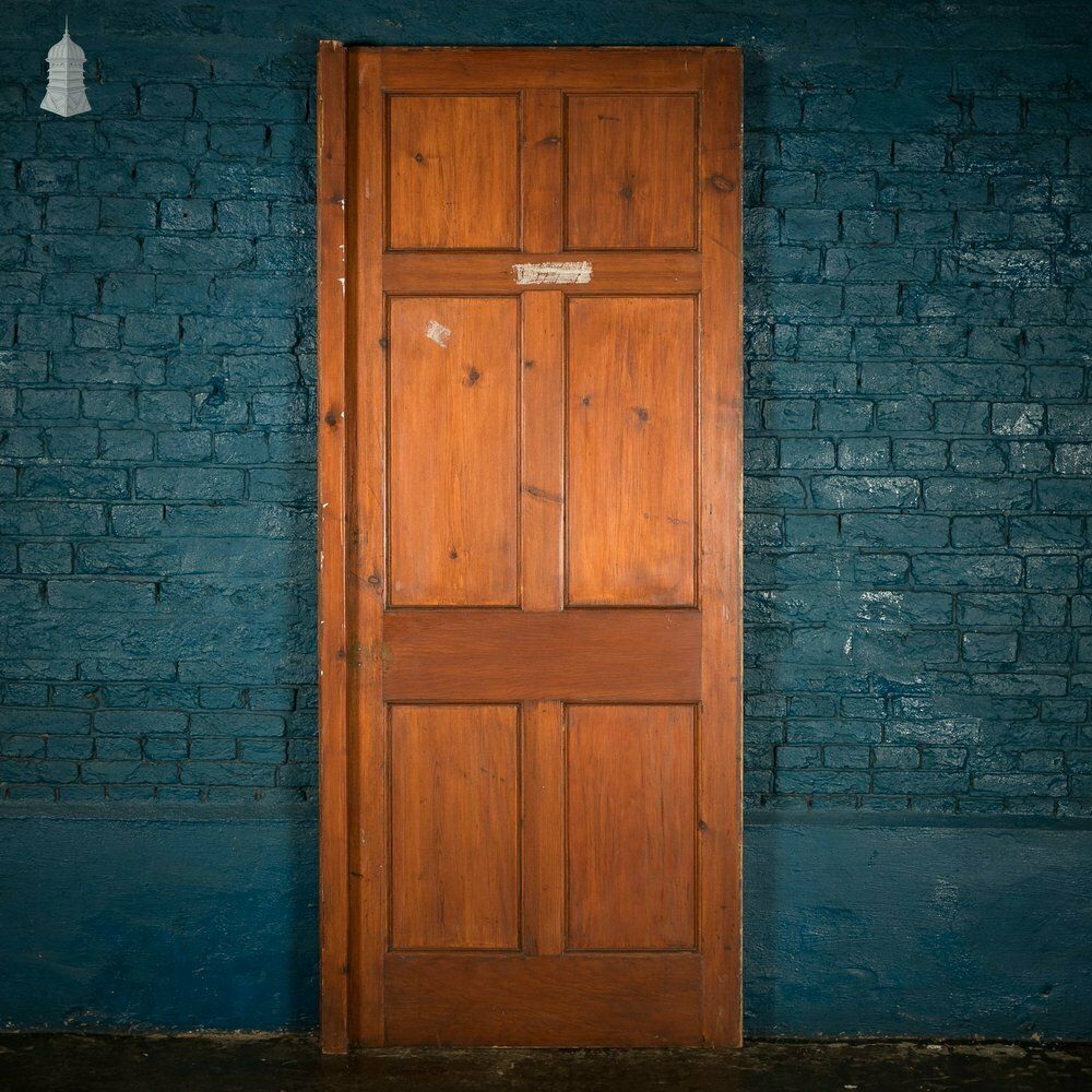 Pine Panelled Door, 6 Panel