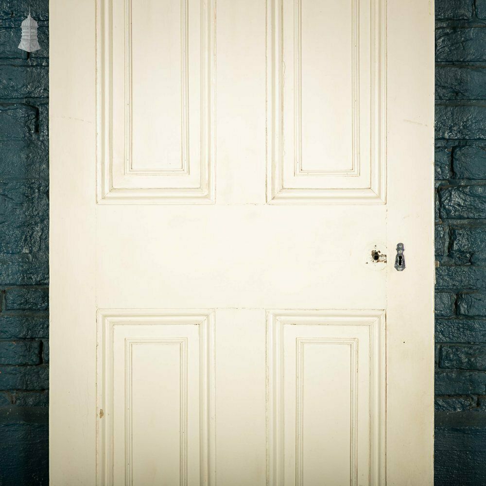 Moulded Panelled Door, White Painted Pine photo 300.0