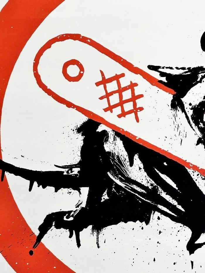 Cut & Run Rat Stencil Poster By Banksy 2023 photo Art