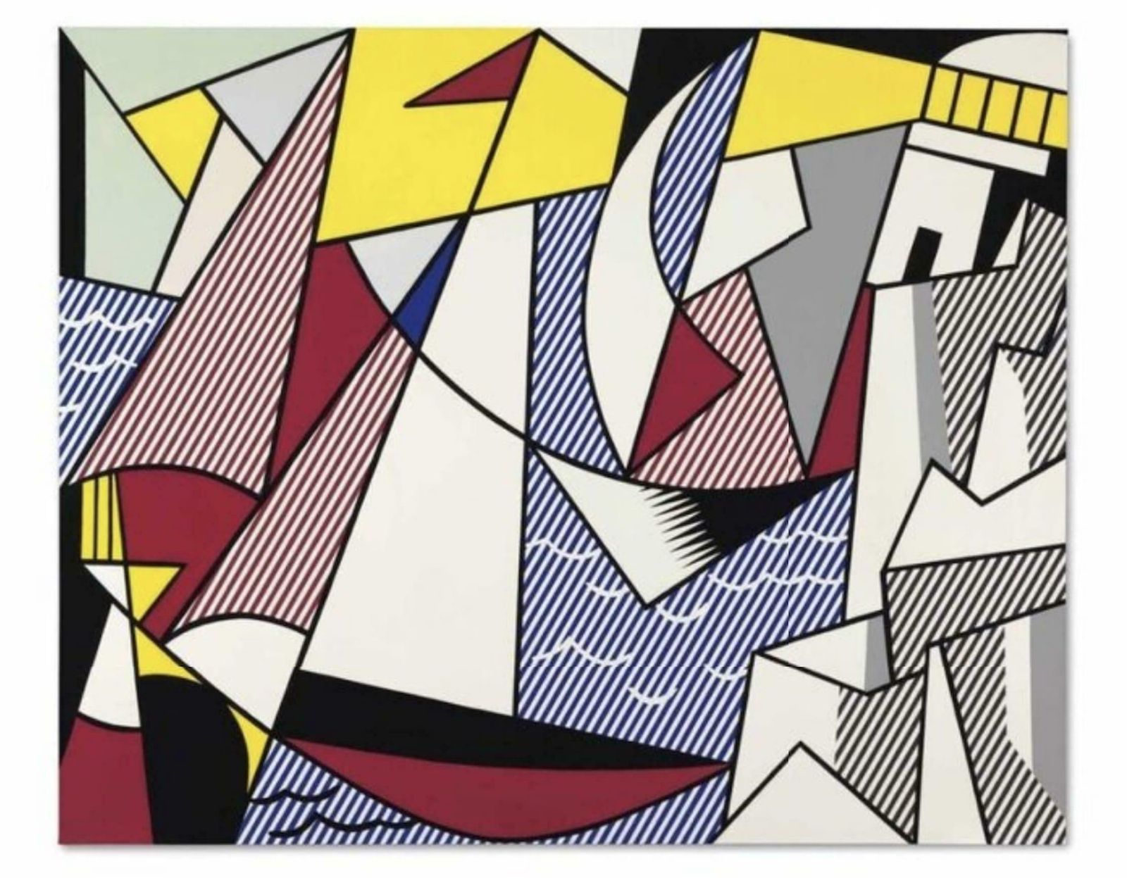 Roy Lichtenstein Sailboats By Roy Lichtenstein (After) 1973