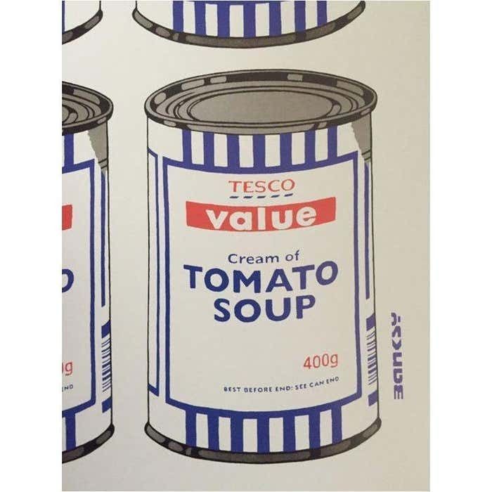 Banksy Banksy, Soup Cans, Offset Lithograph On Paper, 2010 photo furniture