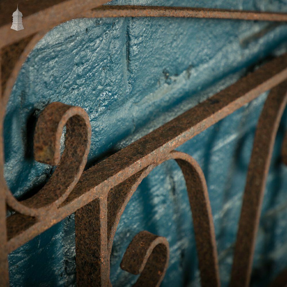 Railing Panels Pair Of Wrought Iron Scroll Design Gate Panels photo buy