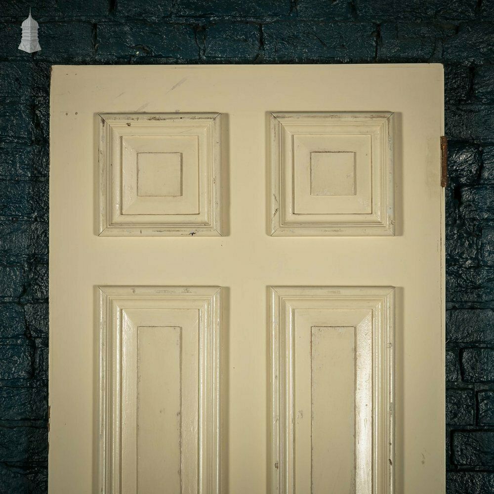Heavy Fire Door With Mouldings On One Side To Create Panelled Appearance. photo furniture