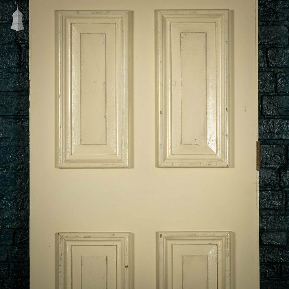 Heavy Fire Door With Mouldings On One Side To Create Panelled Appearance. photo Home Fixtures