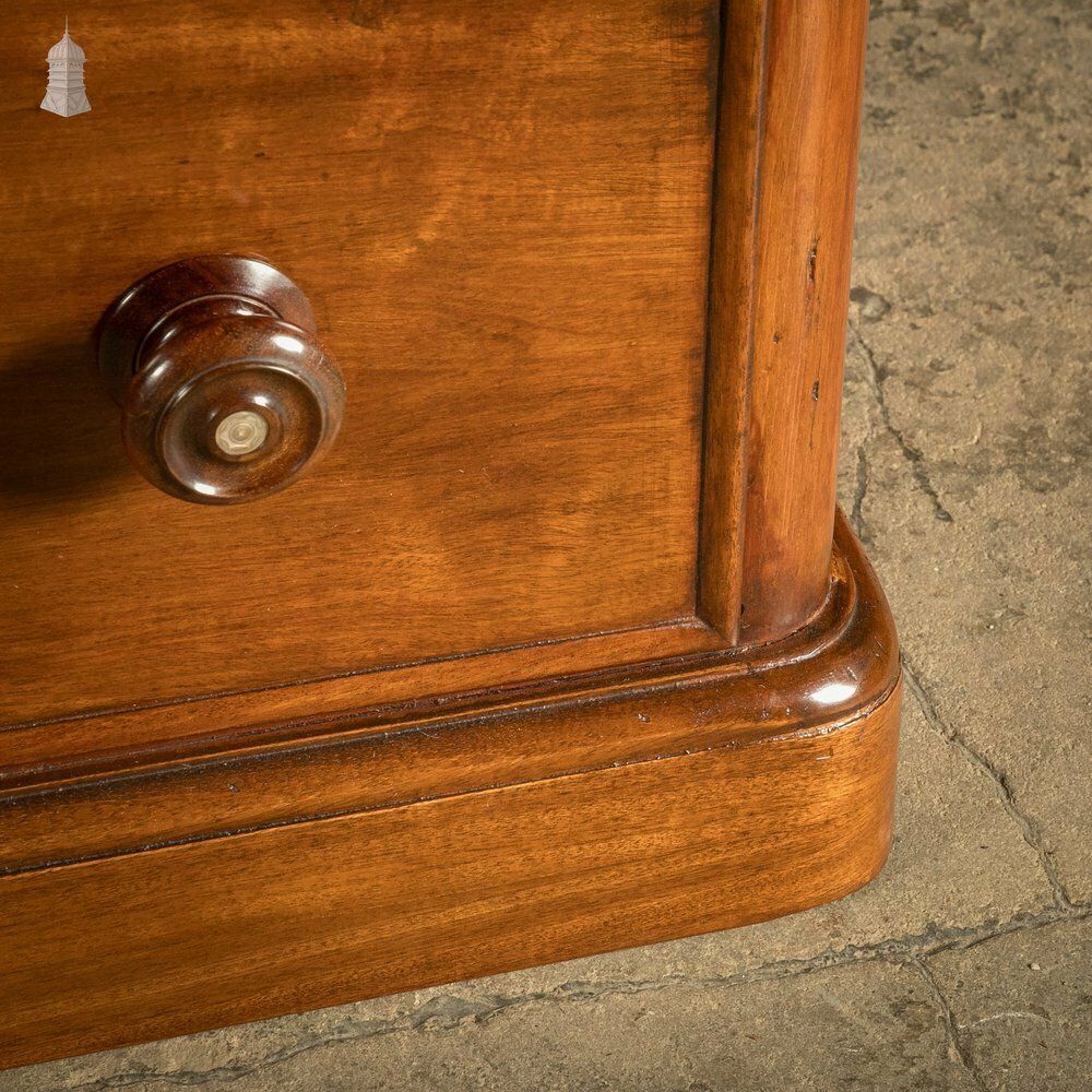 photo for sale Mahogany Compactum Wardrobe, 19th C Mirrored Twin Chest Wardrobe