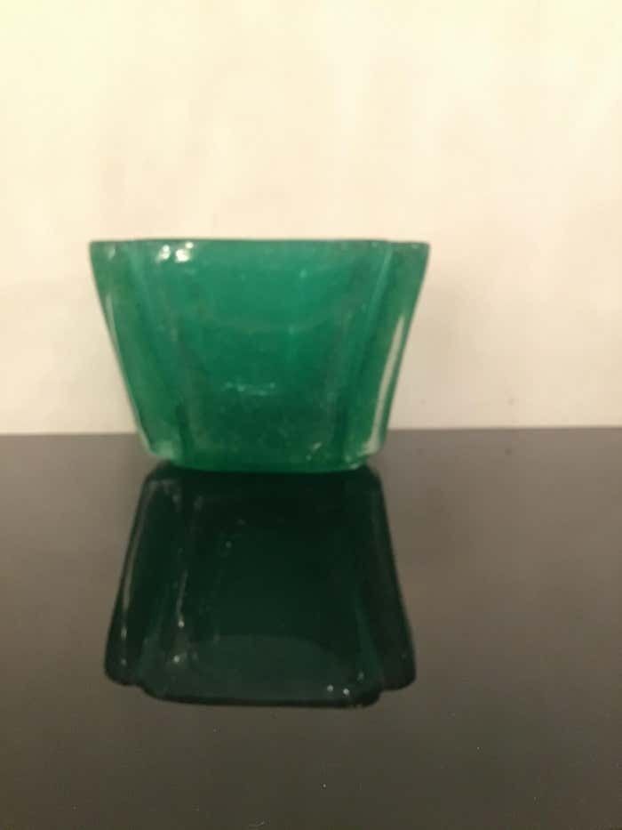 2096.0 Venini " Carlo Scarpa " Submerged Vase Centerpiece Murano Glass 1935 Italy photo