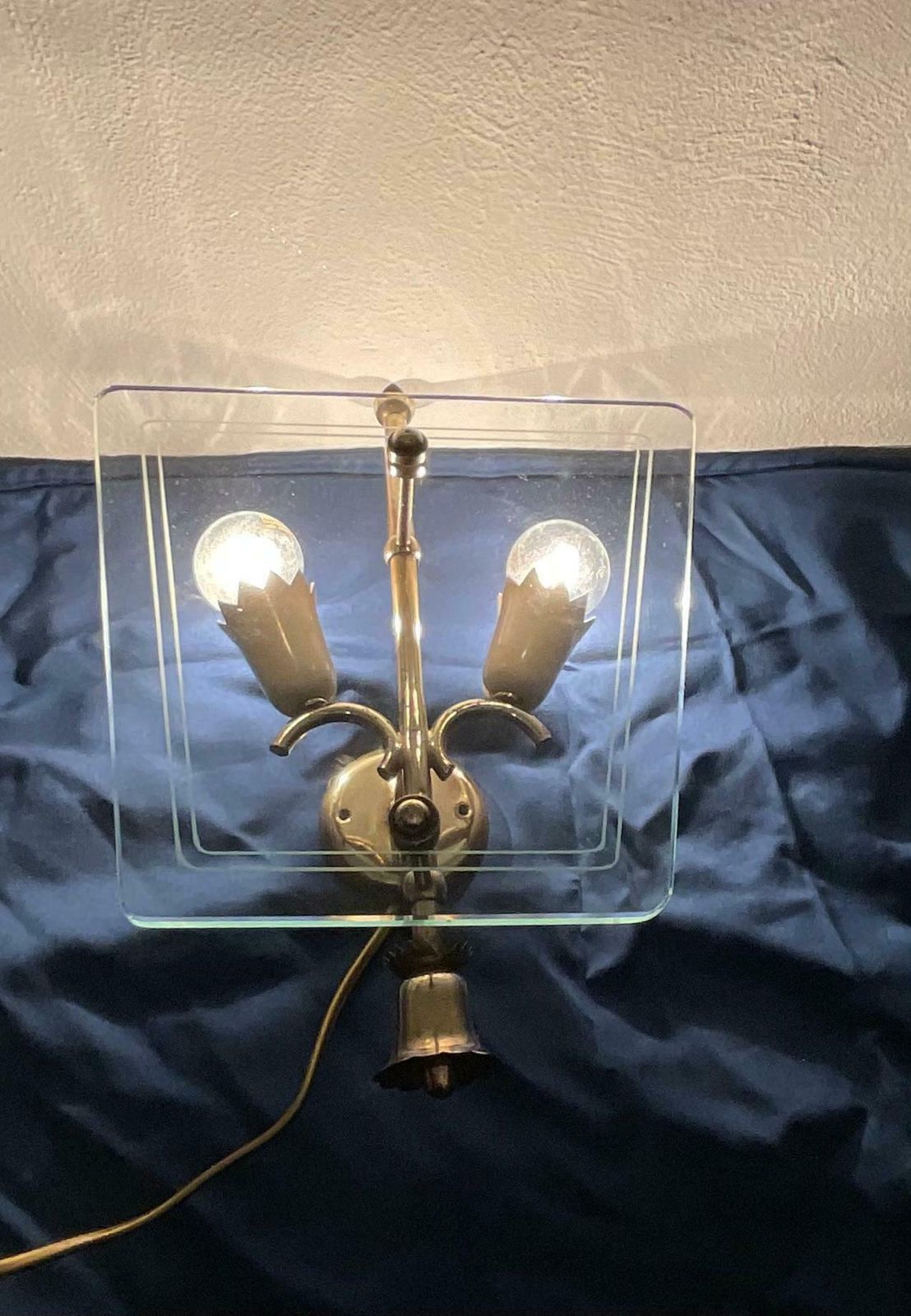 Fontanarte   Pietro Chiesa   Pair Of Wall Sconces   1950s photo 1660.0