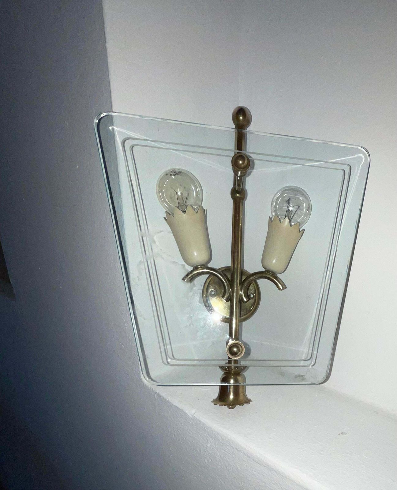photo buy Fontanarte   Pietro Chiesa   Pair Of Wall Sconces   1950s