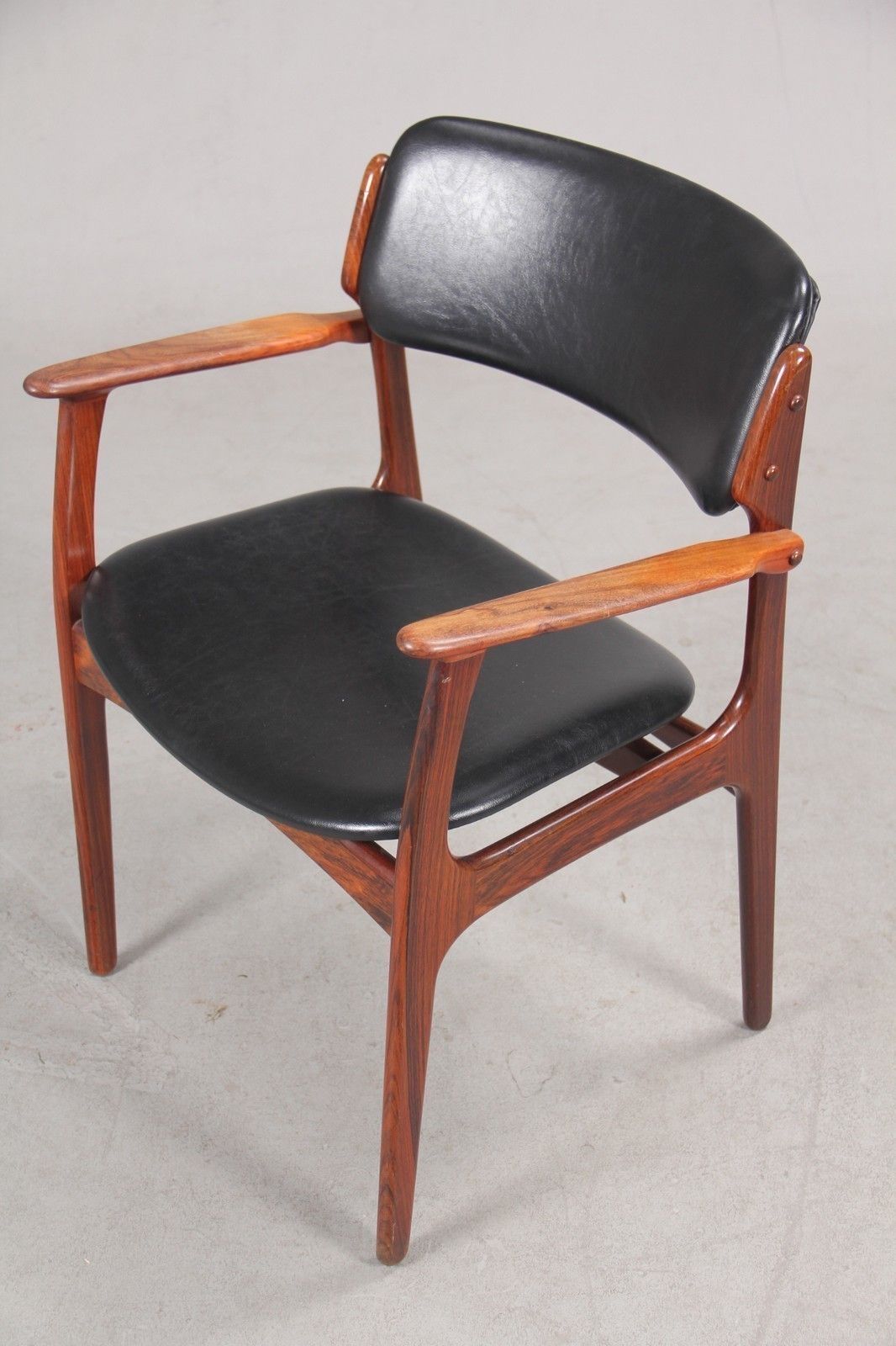Set Of Two 1960s Erik Buch Armchair In Rosewood