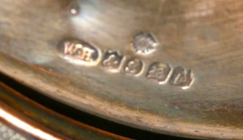 1901 Art Nouveau Sheffield Plate Cricket Trophy Shield, By Walker Hall And Sons photo vintage