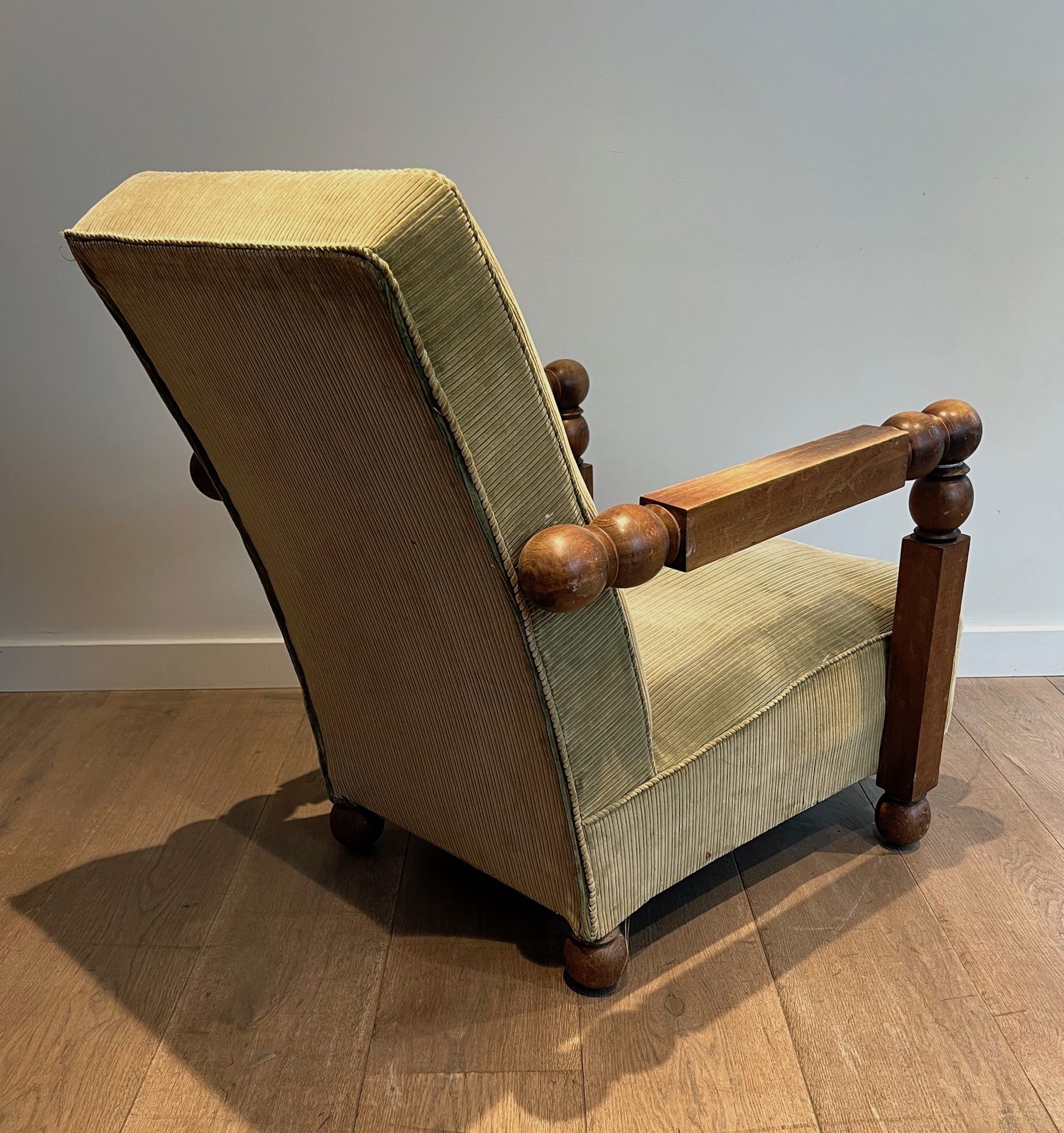 Important Brutalist Armchair. French Work. Around 1950 photo furniture
