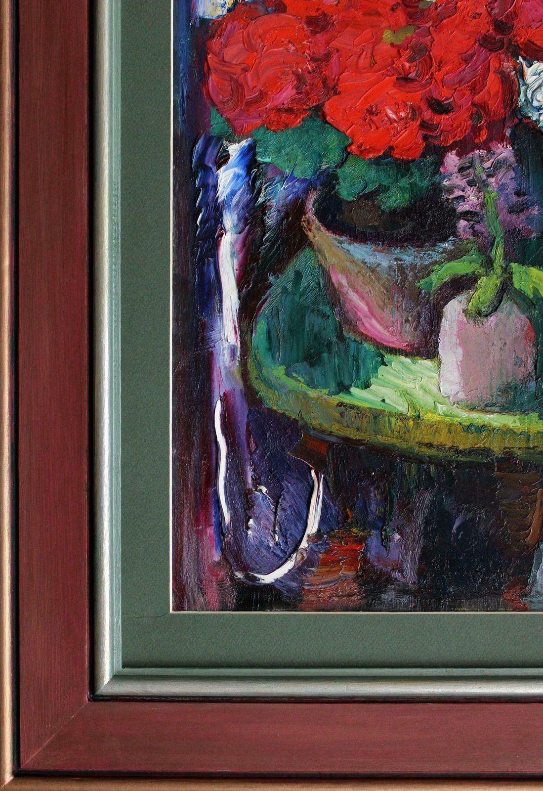 Dmitry Panichev Flowers. Cardboard, Oil photo for sale