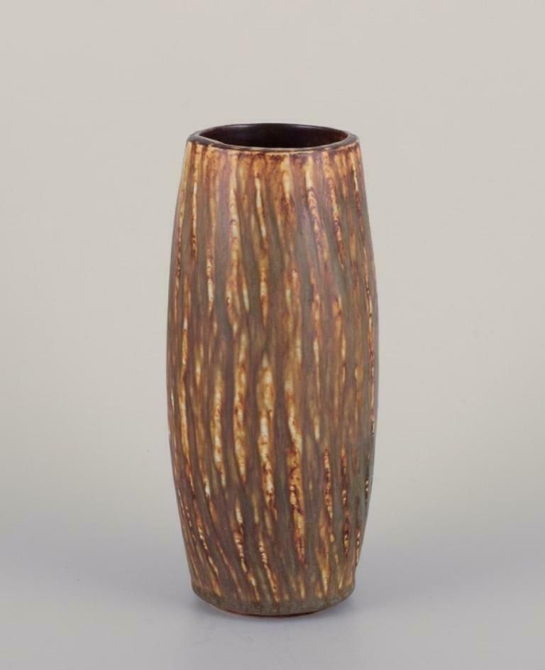 Gunnar Nylund For Rörstrand, Ceramic Vase With Birch Glaze. Mid 20th C. photo furniture