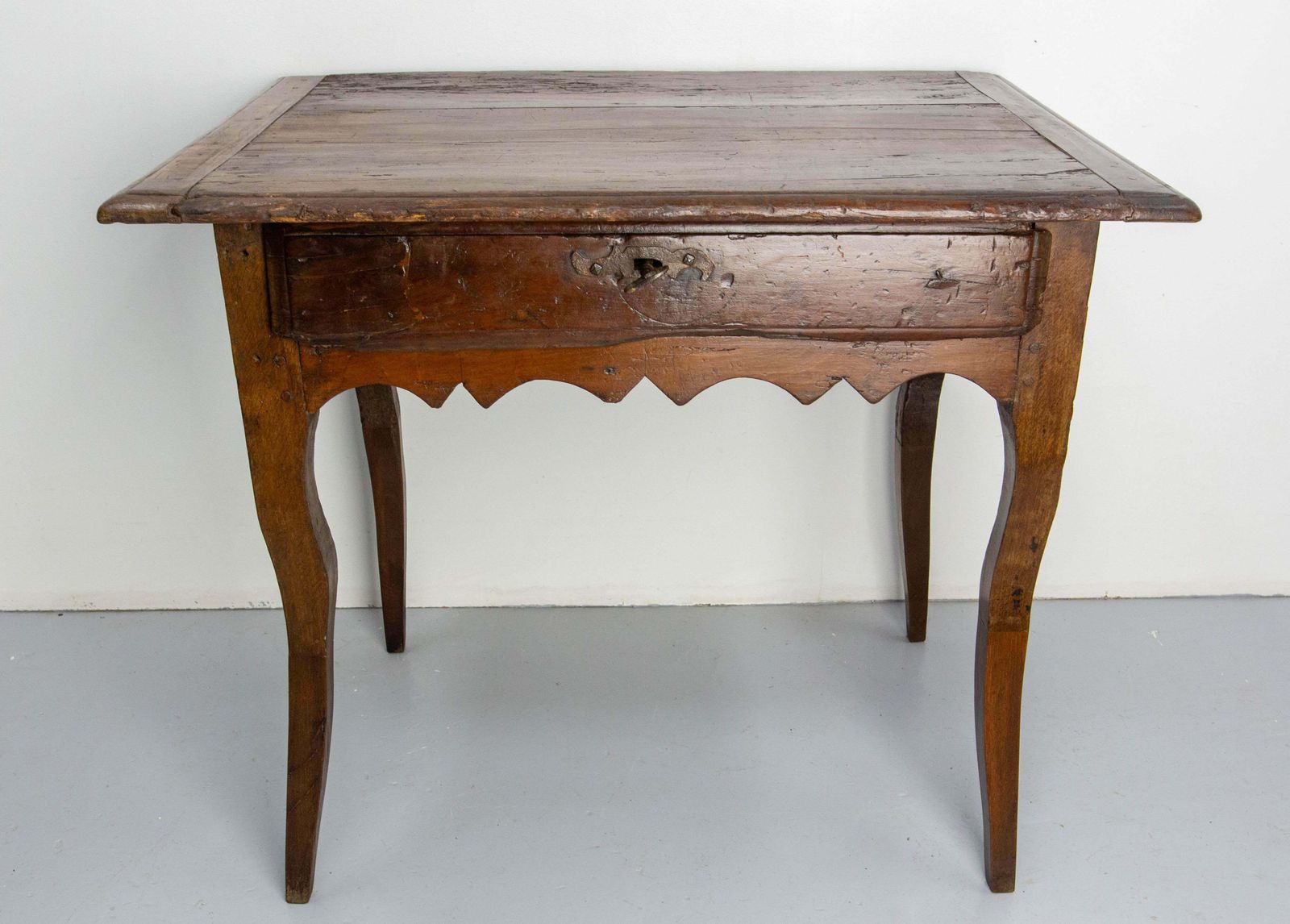 French 18th Century Poplar & Oak Writing Table Louis XV Period photo furniture