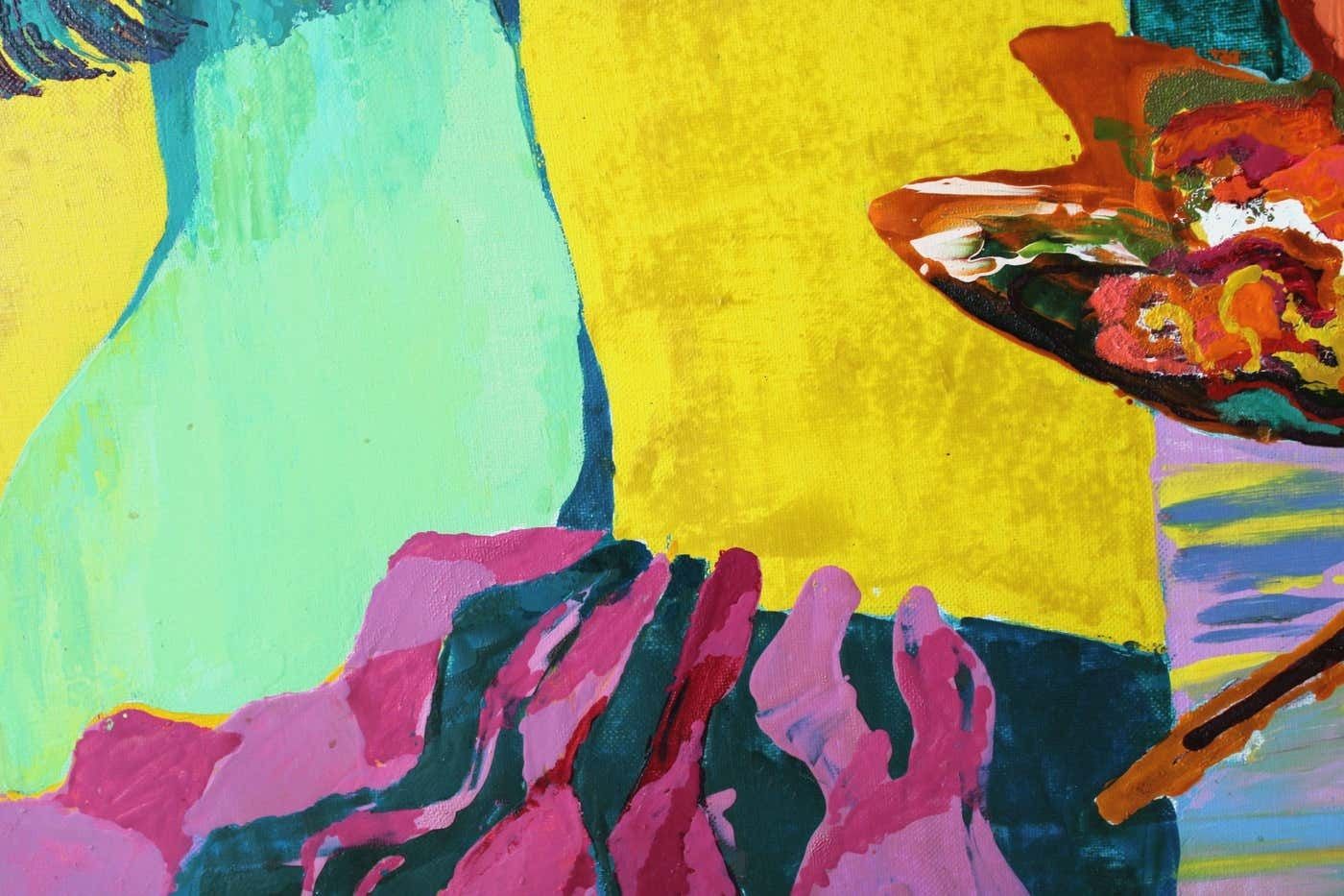 Ivars Muizulis An Ancient Fable. 1971. Oil On Canvas,1971 photo vinterior
