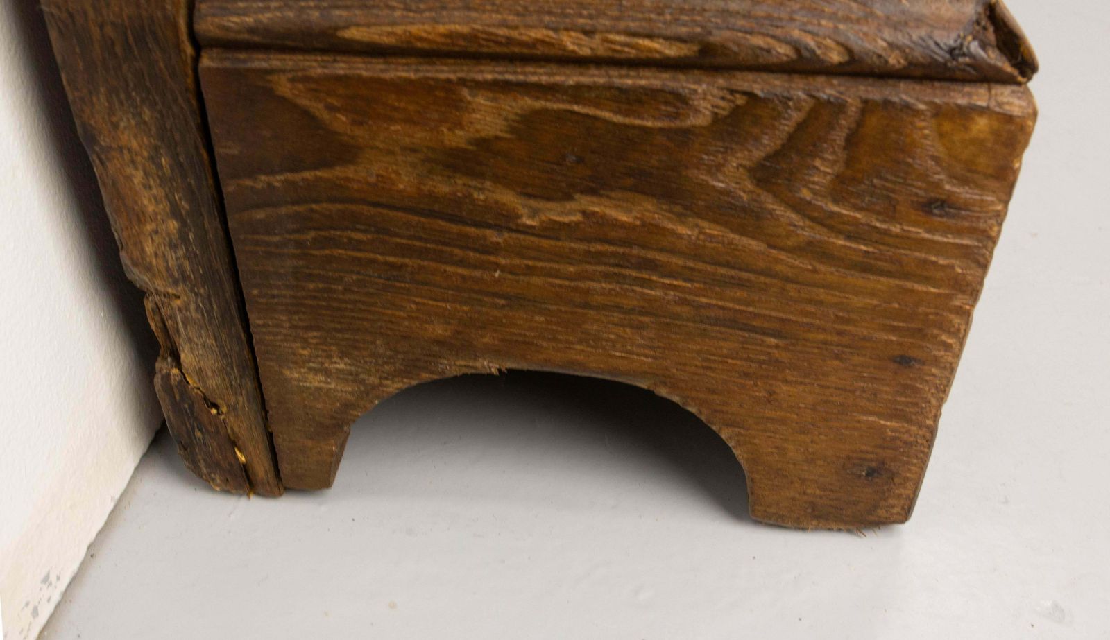 photo buy French Coat Hat Rack Chestnut Mirror Wrough Iron & Zinc Stand Gothic St 19th C.