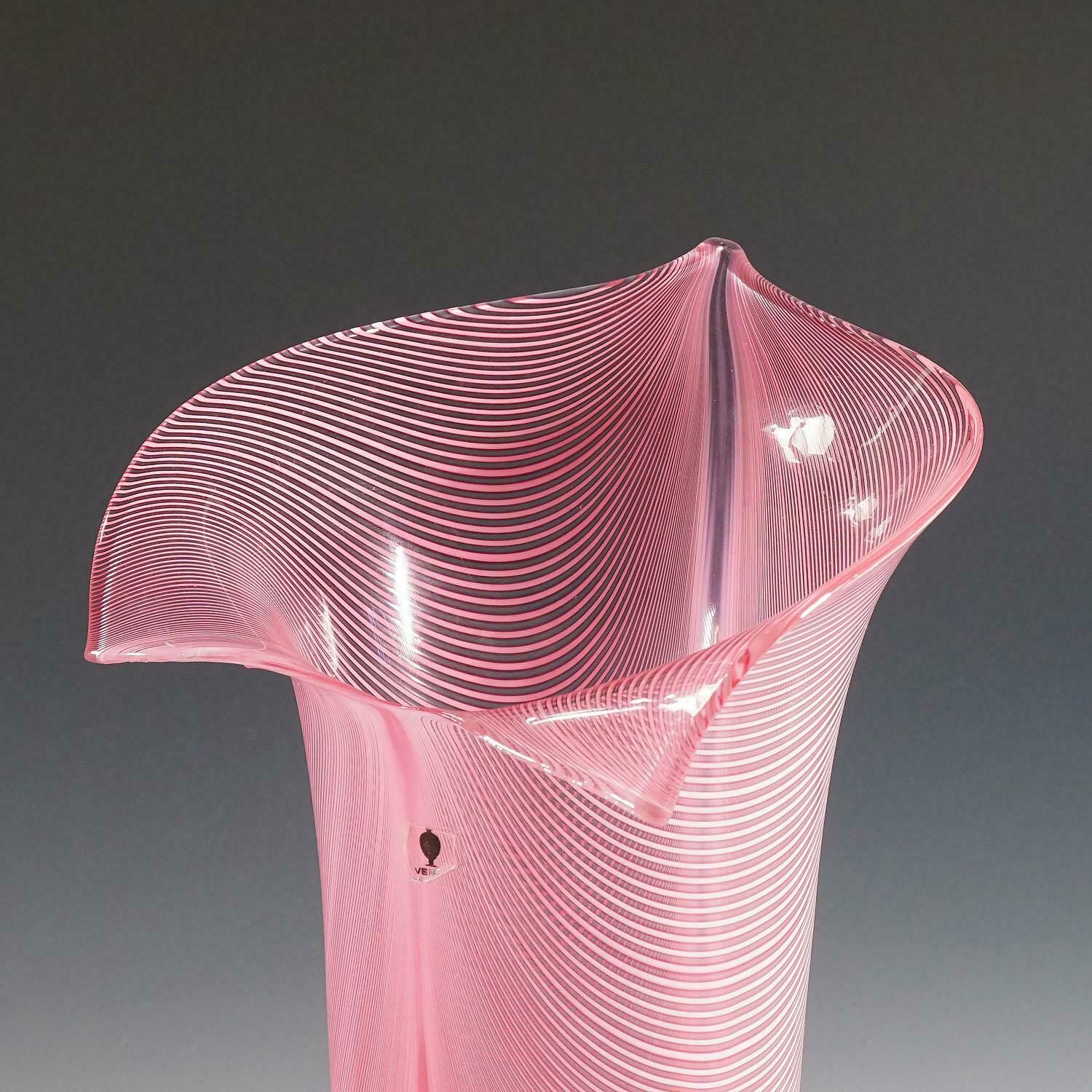 Tyra Lundgren Vase 'Calla' For Venini photo for sale