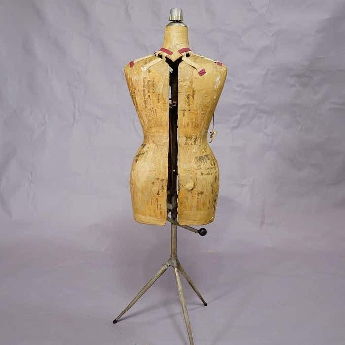 French Tailor's Mannequin, Early 20th Century photo Home Decor