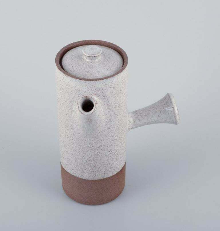 Aage Rasmus Selsbo, Danish Ceramic Artist. Teapot And Coffee Pot In Stoneware photo Home Decor
