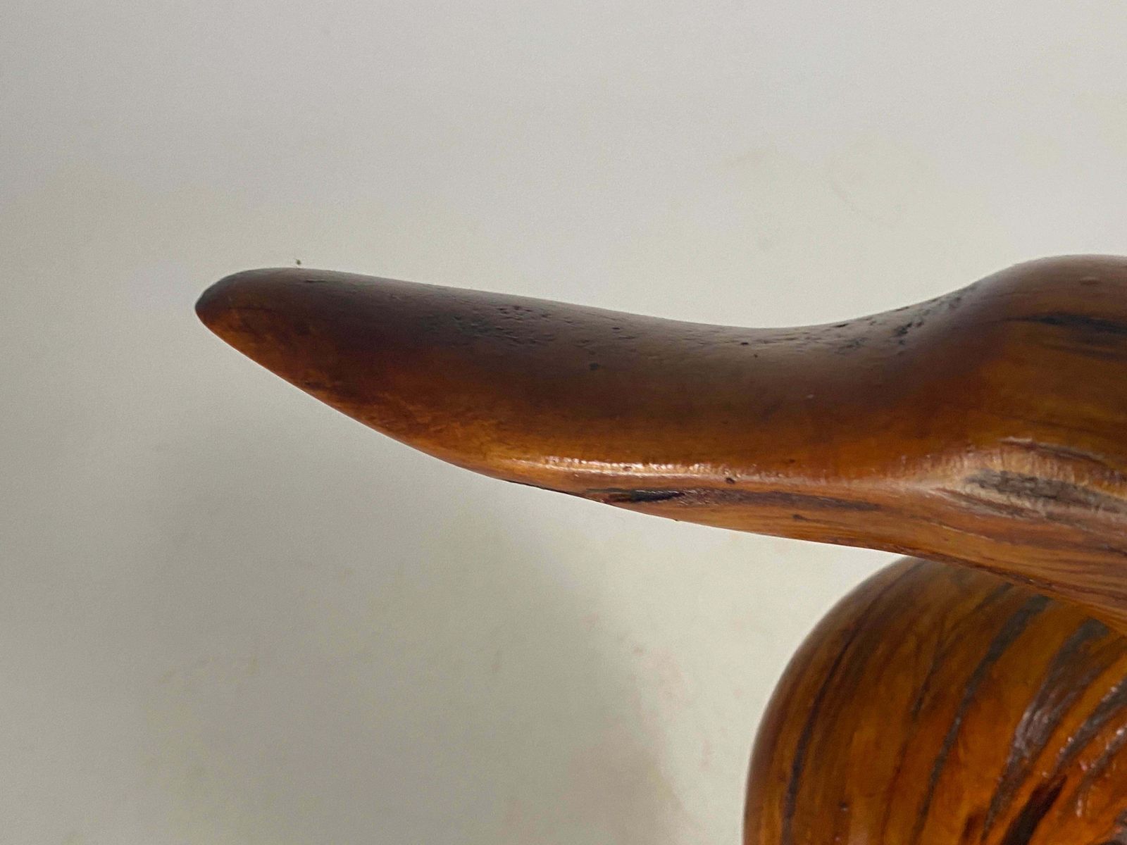 photo for sale Wood Abstract Sculpture In Brown Color Free Form, France, 1960