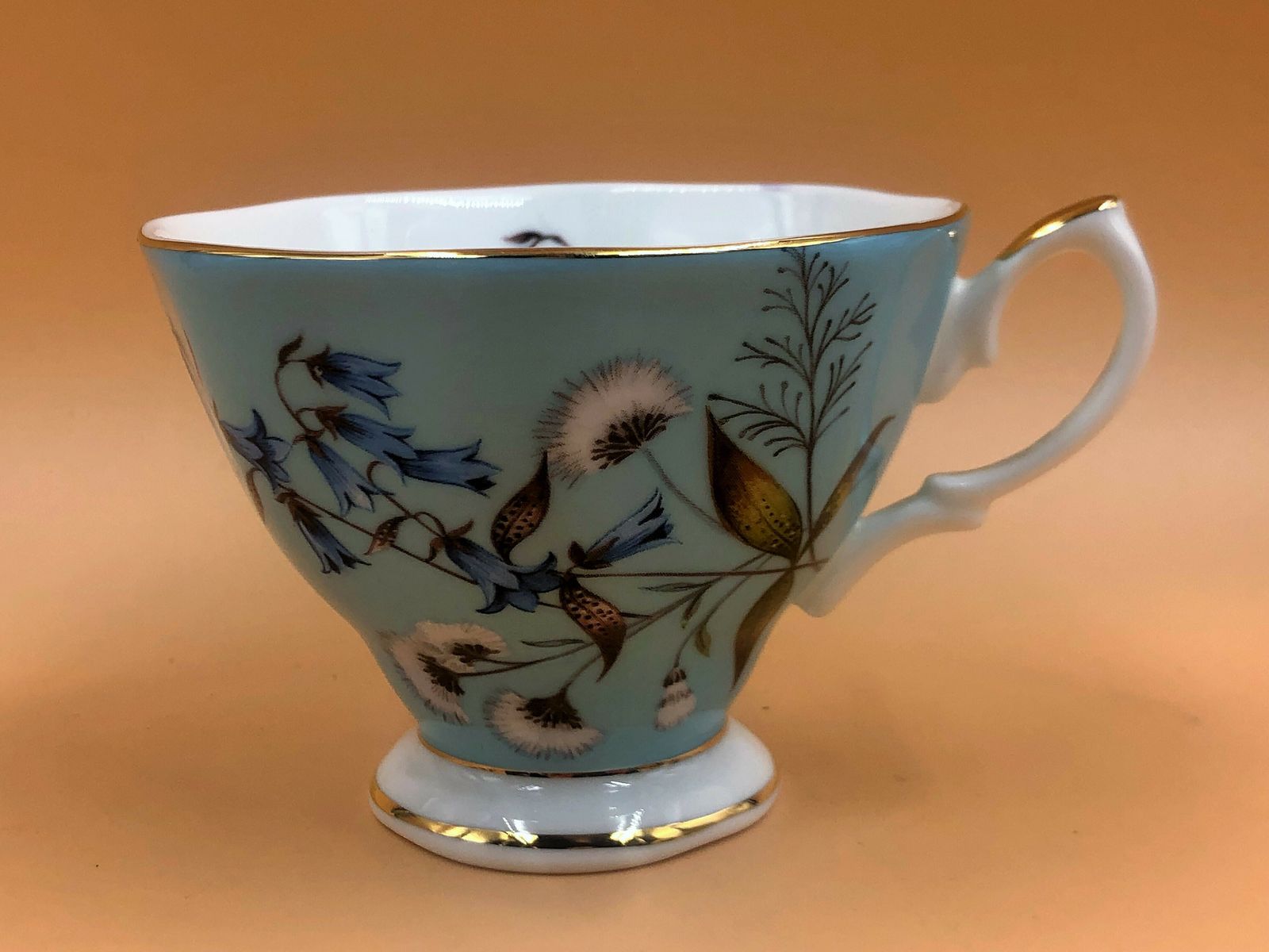 photo furniture Royal Albert China 100 Years Festival Design Tea Cup, Saucer & Side Plate Trio.