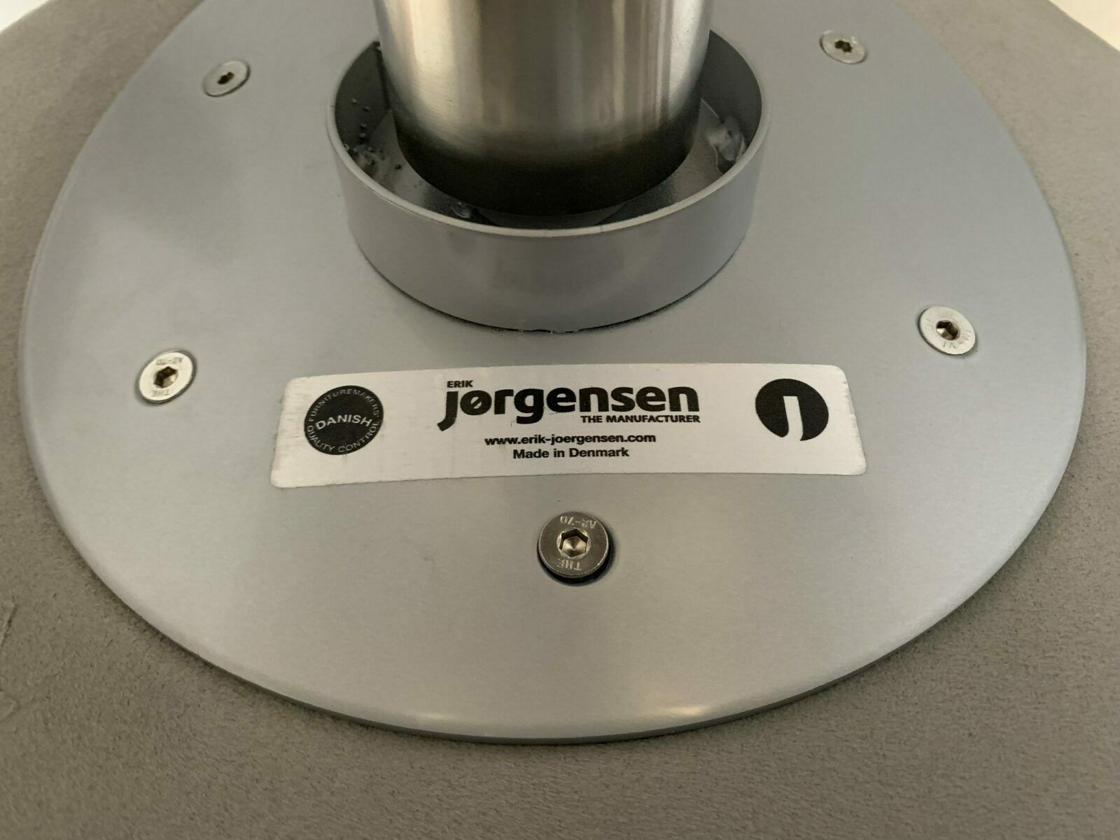 Erik Jorgensen “Apollo” Ej 96 Chair – In Mid Grey Alcantara photo vintage