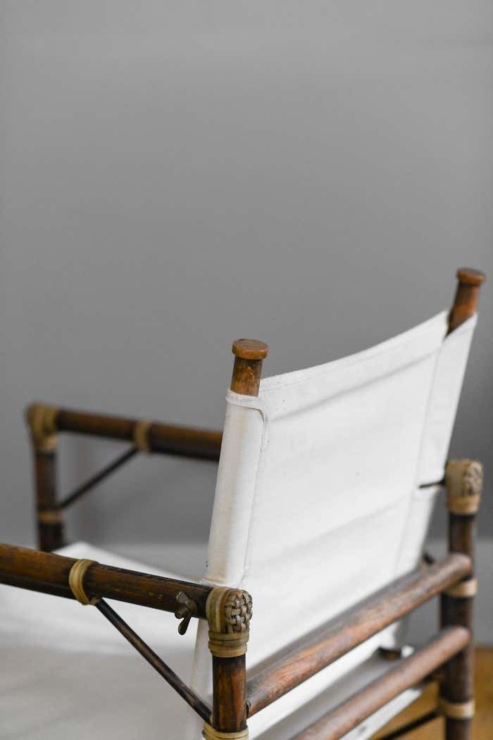 photo for sale Pair Of Armchairs Mcguire San Francisco 1970
