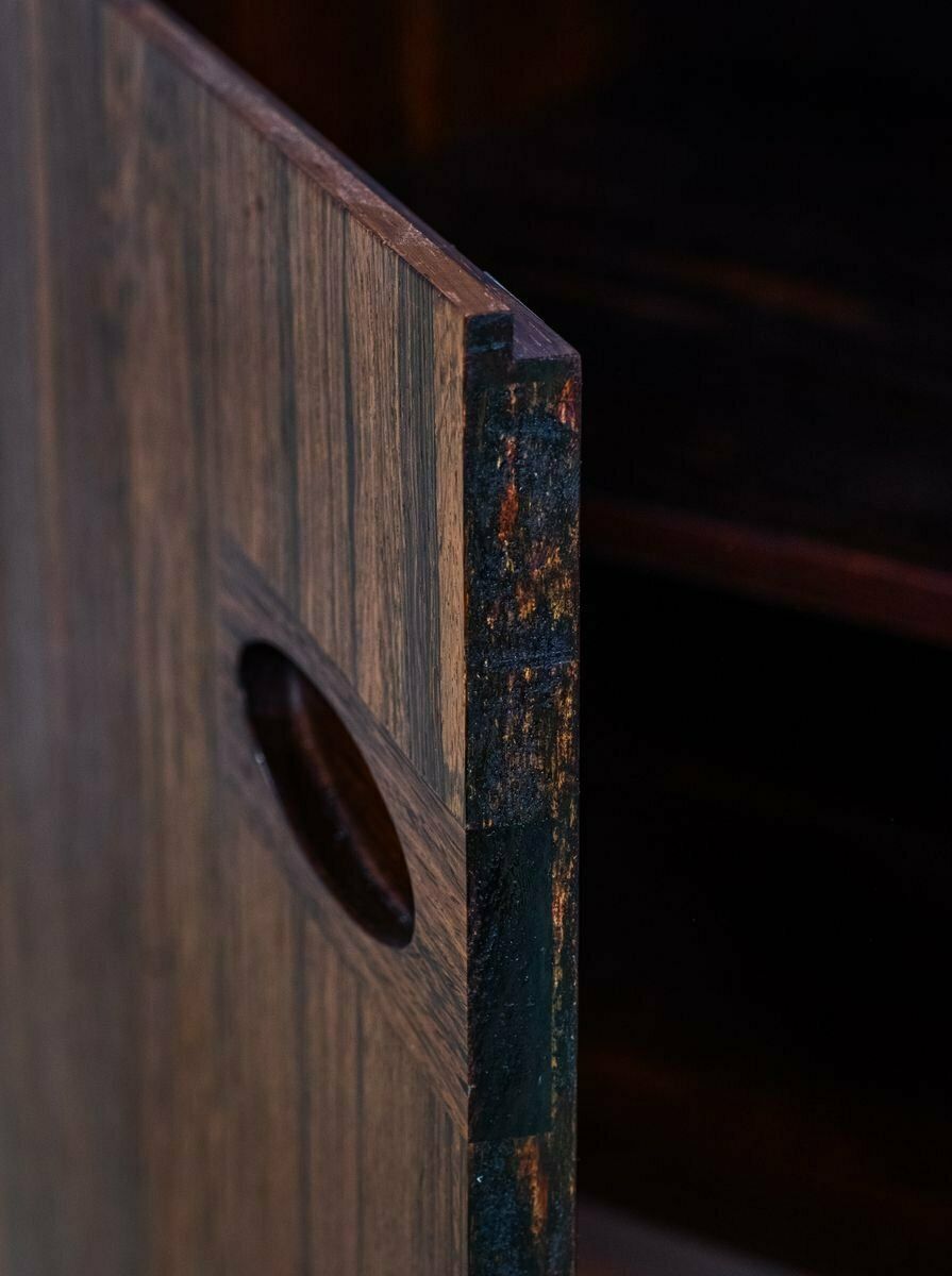photo buy Mid Century Danish Rosewood Credenza By Arne Hovmand Olsen For Mogens Kold Møbelfabrik, 1960s