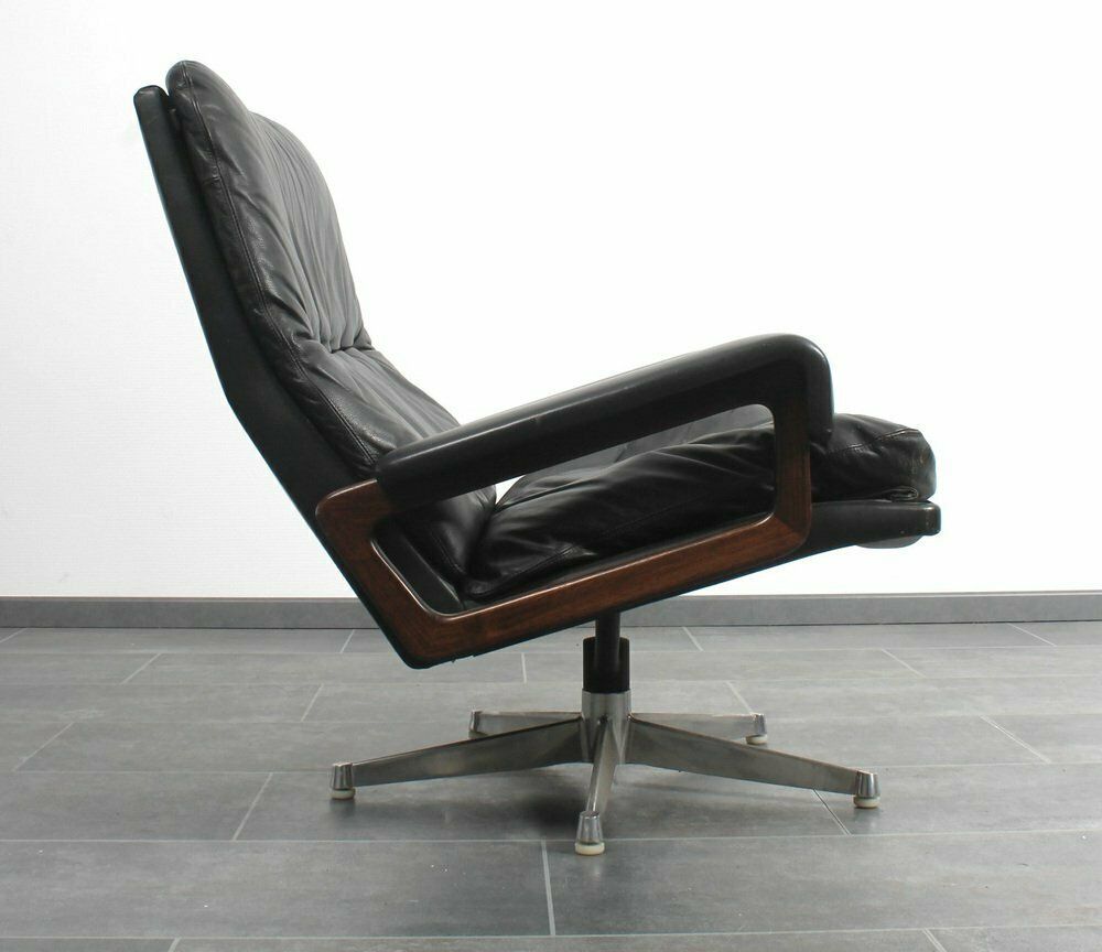 Vintage Swivel Club Chair By André Vandenbeuck For Strässle, 1970s photo vinterior