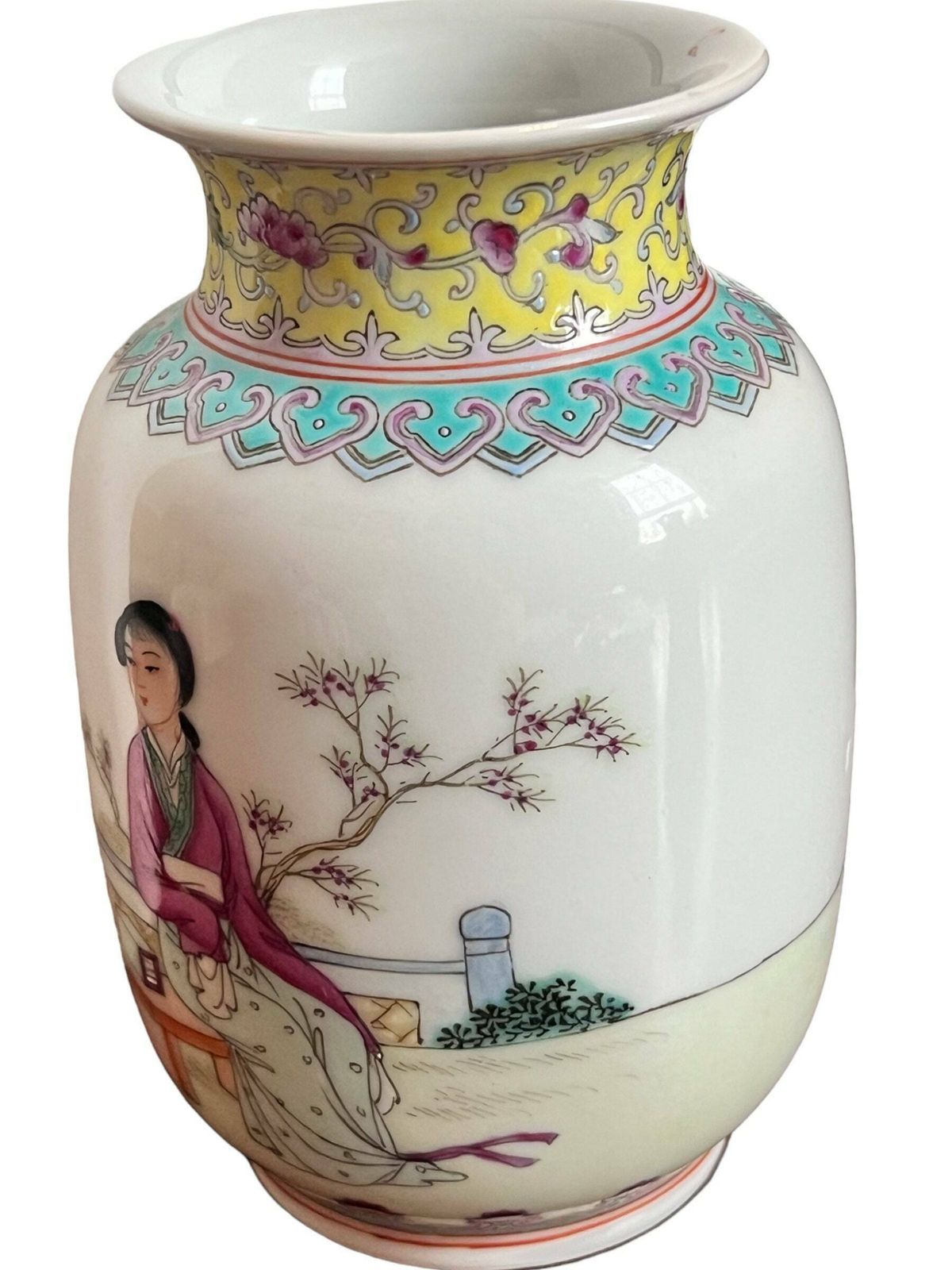 20c Proc 1960/70 Chinese Porcelain Vase Famille Rose Qianlong, Gift Ideas, Perfect Gift photo furniture