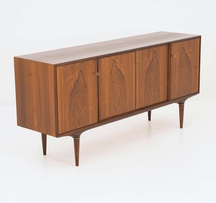 Scandinavian Midcentury Rosewood Sideboard "Cortina" By Svante Skogh photo Furniture