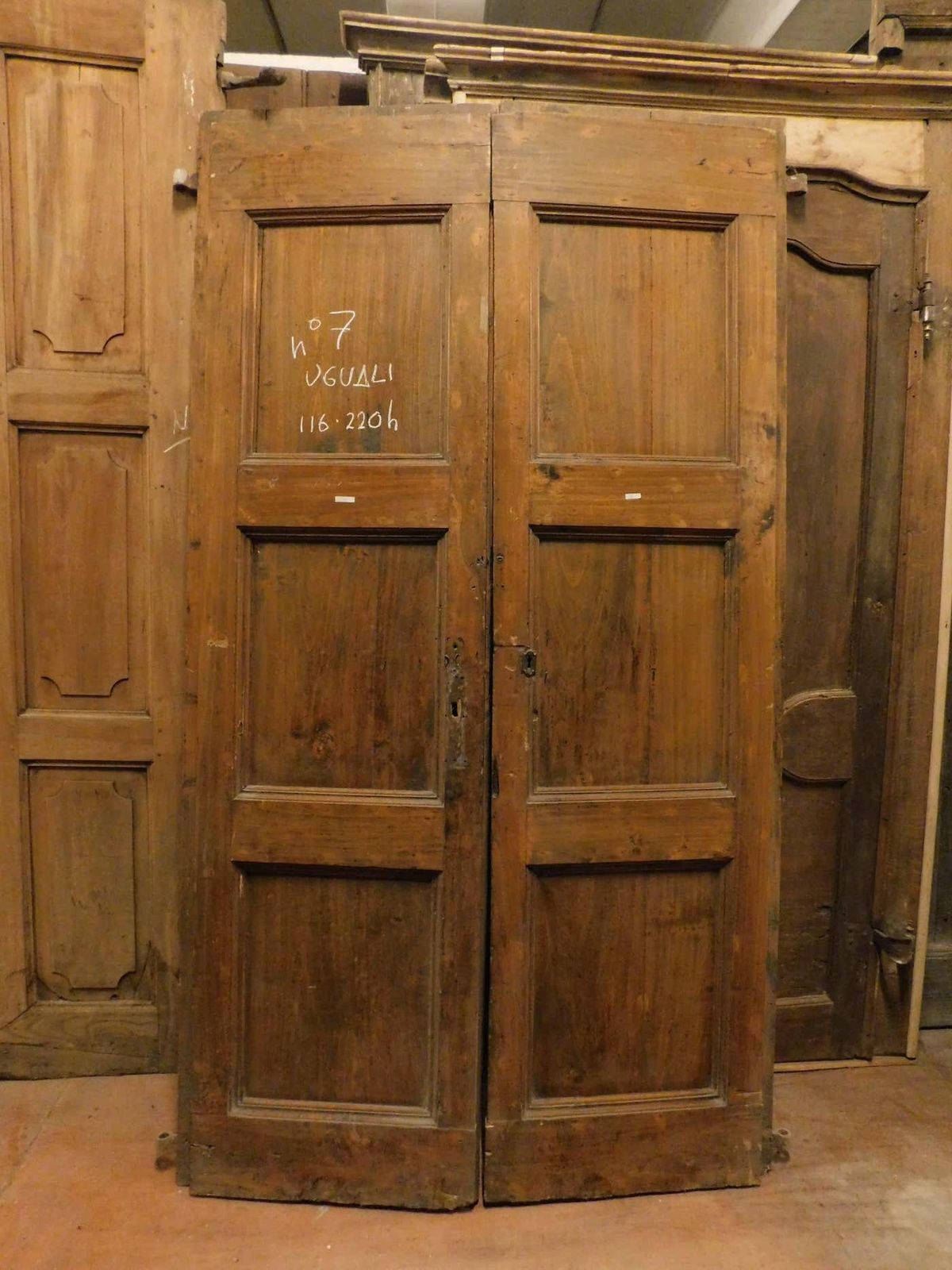 Series Of N.7 Double Convent Doors In Poplar, Italy photo furniture