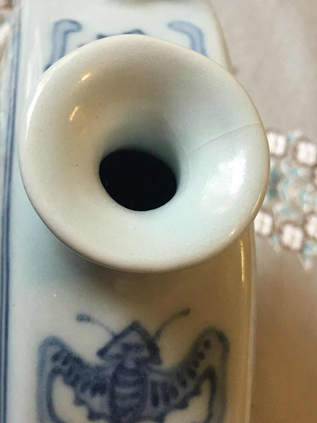 photo for sale Korean Celadon Moonflask, Korean Celadon , 20th Centuries Celadon Porcelain Moonflask Inland Design Vase, Celadon Porcelain