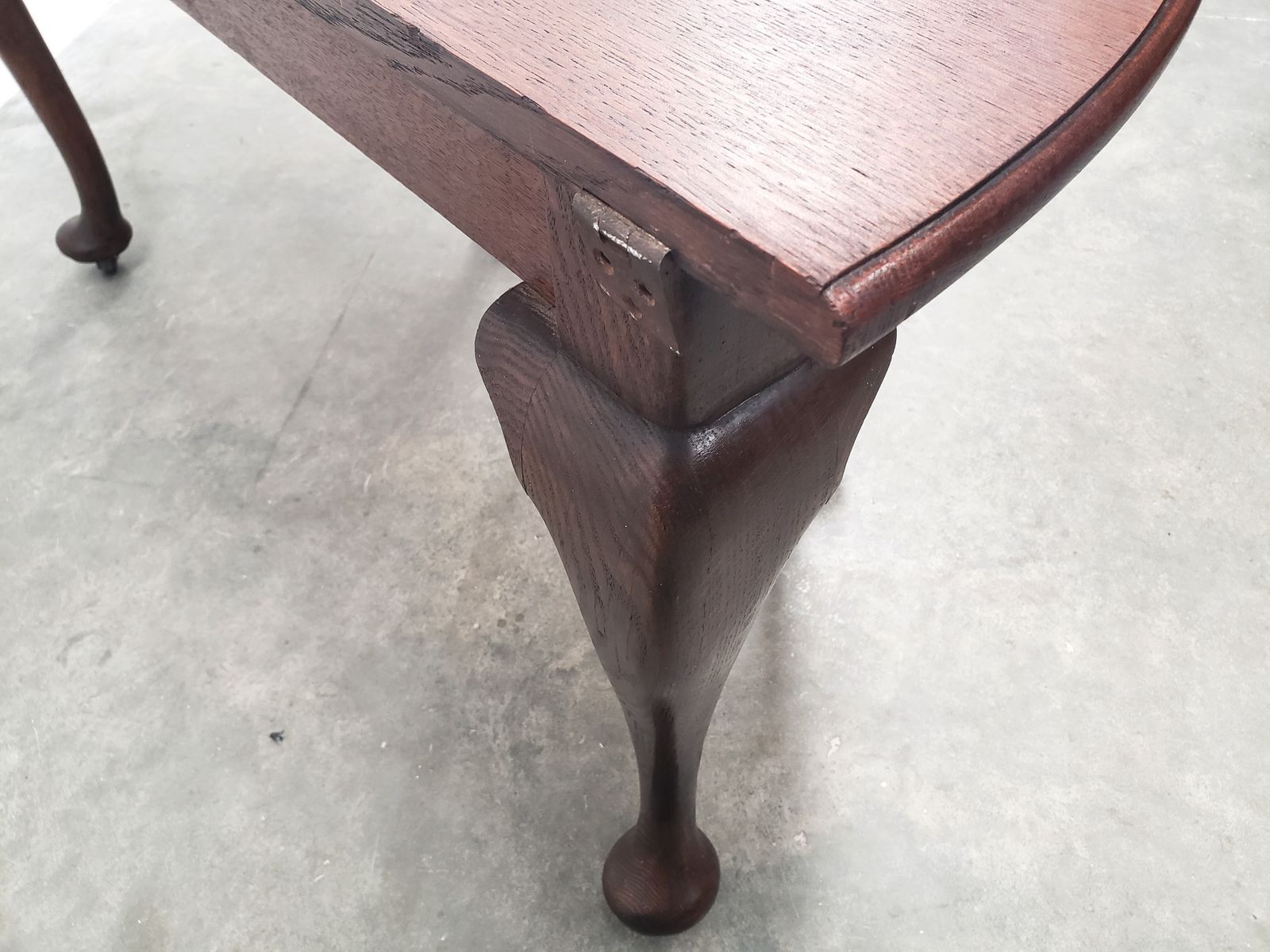 George III Antique Demi Lune Table photo furniture