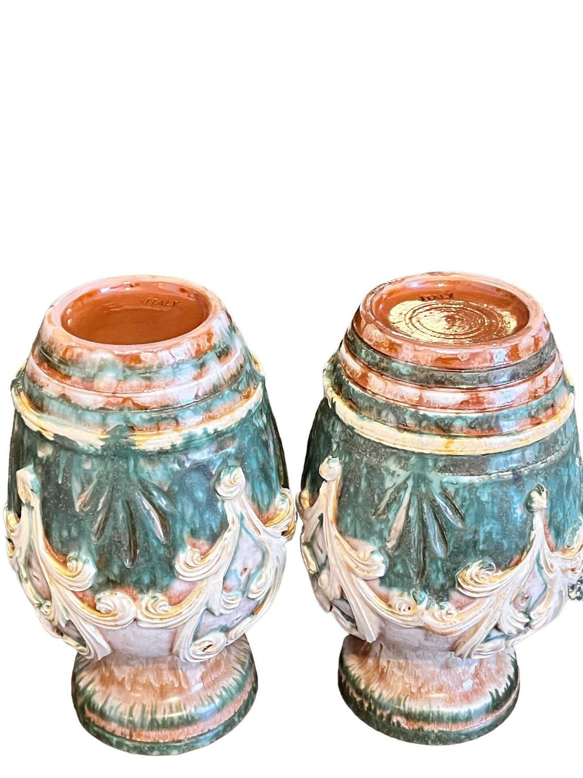 Pair Of Alvino Bagni Raymor Vases, Raymor Attributed Midcentury Italian Art Pottery Vases photo furniture