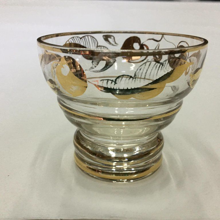 Home Decor Mid Century Modern Italian Glass Set For Under Spirit Cherries, Circa 1950 photo