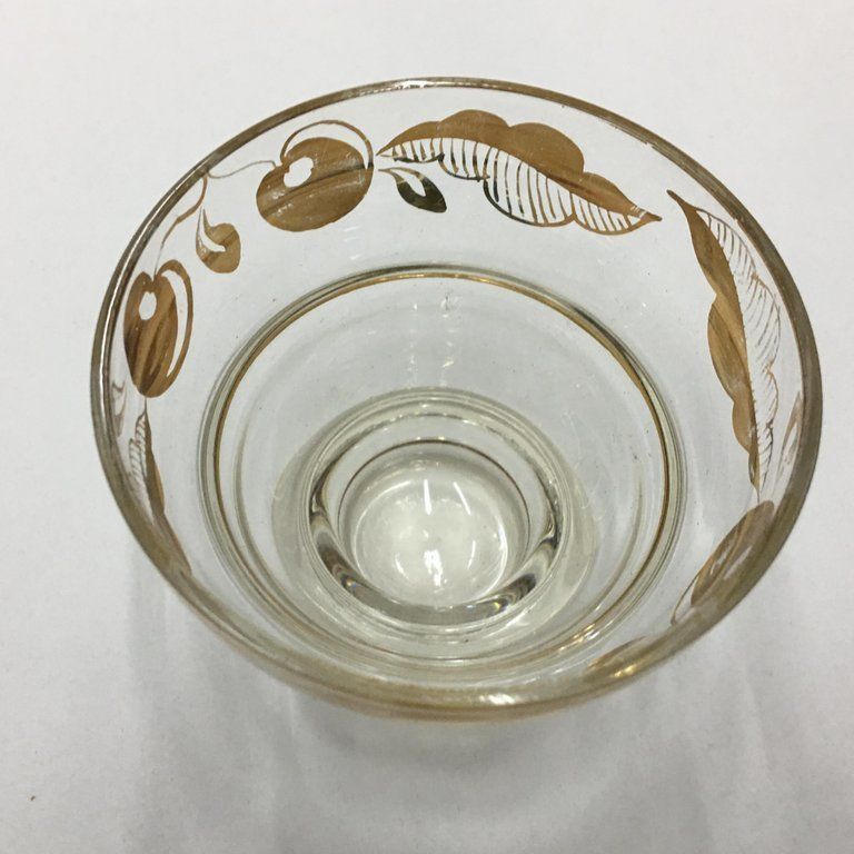 photo buy Mid Century Modern Italian Glass Set For Under Spirit Cherries, Circa 1950