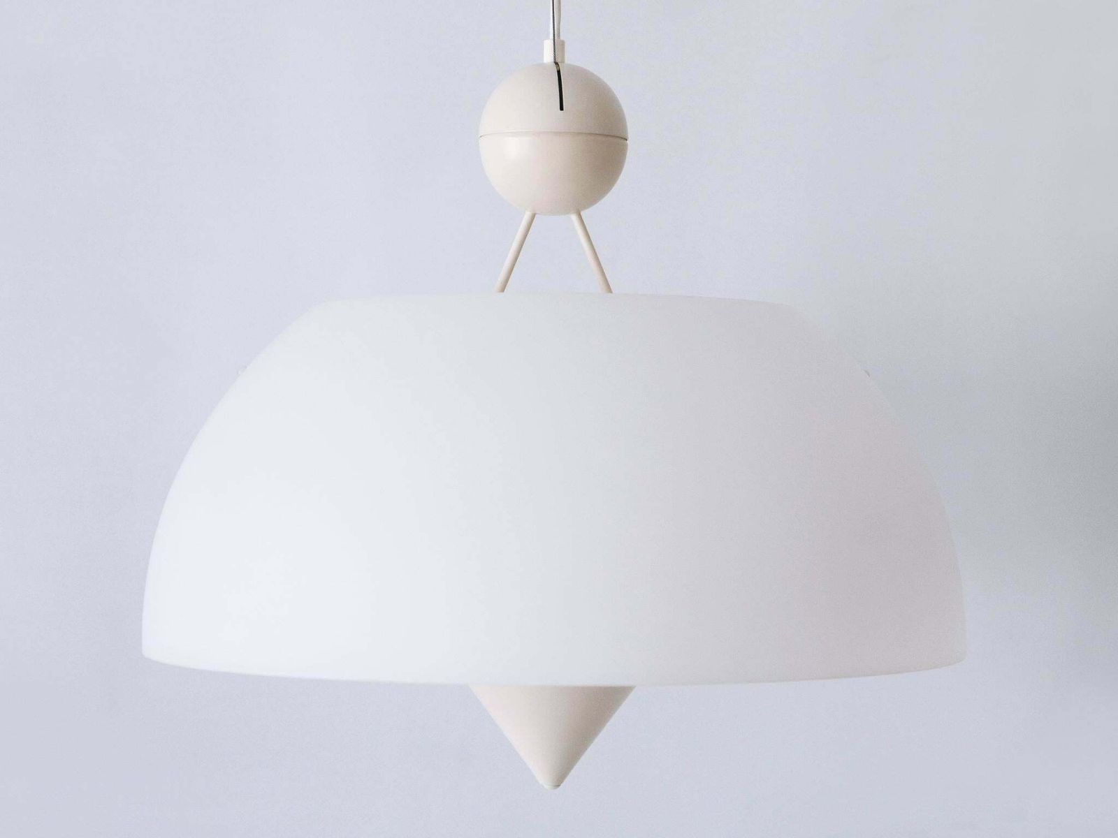 photo for sale Rare & Elegant Mid Century Modern Pendant Lamp Or Hanging Light Italy 1970s