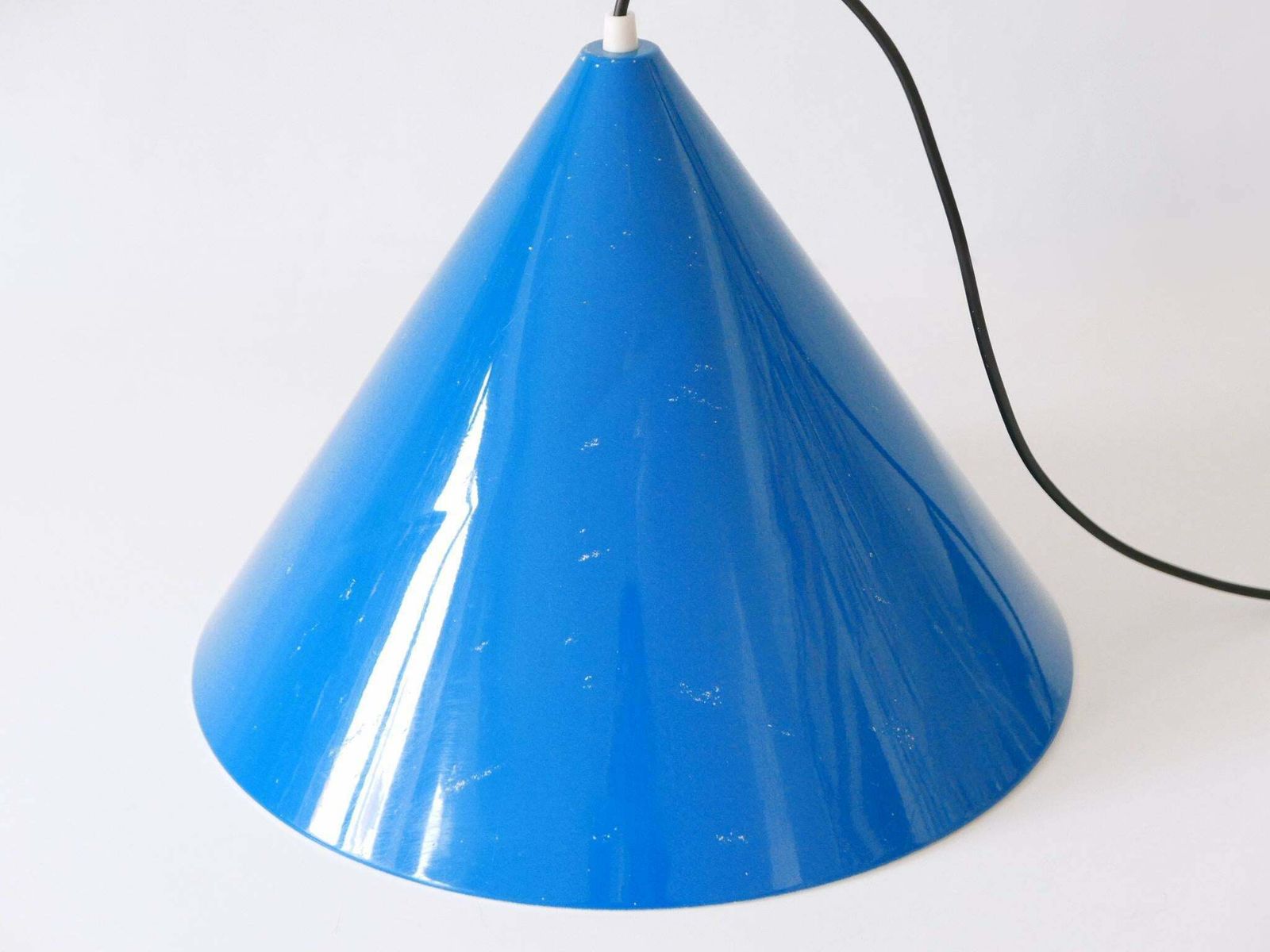 Lighting Large Mid Century Modern Billard Pendant Lamps By Louis Poulsen Denmark 1960s photo