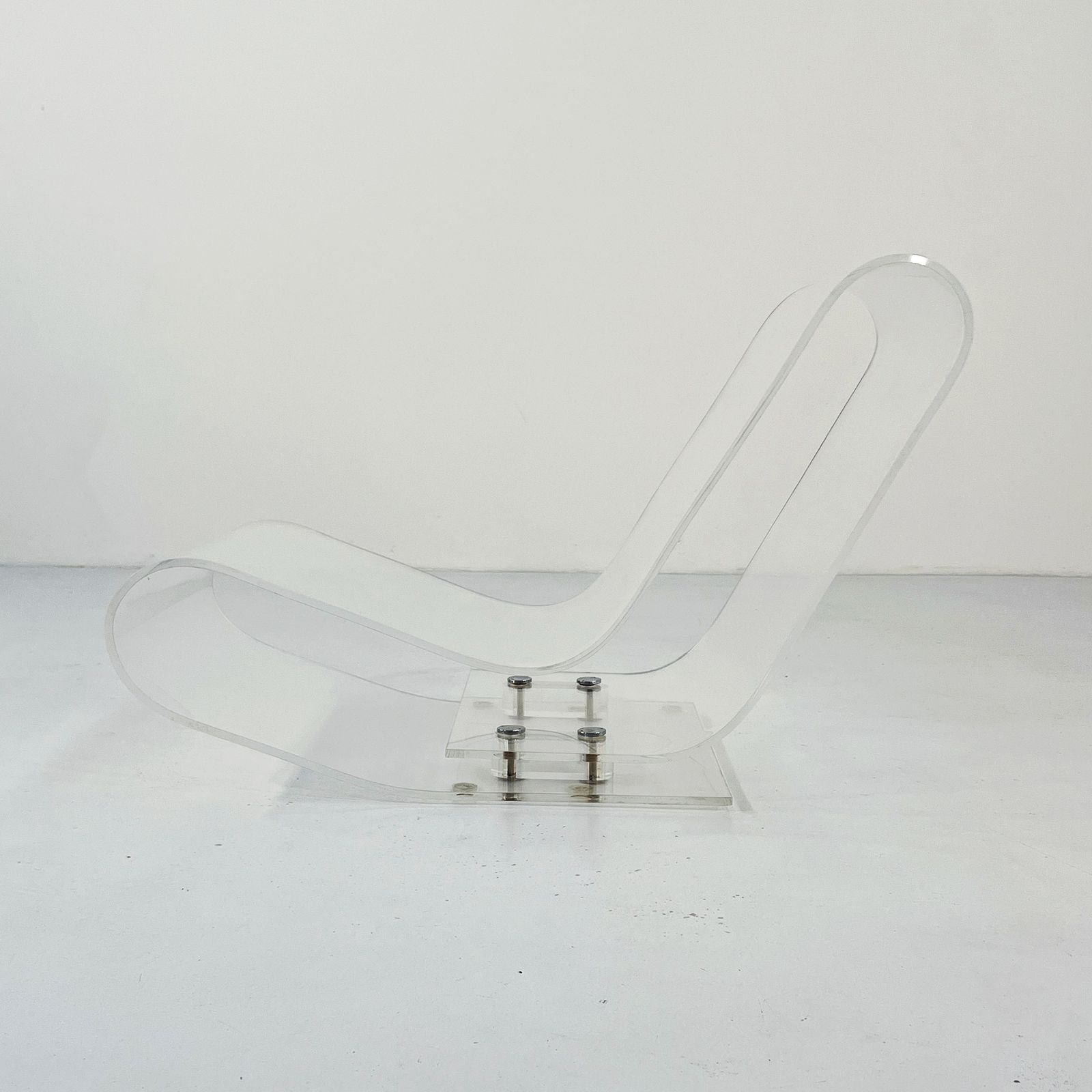 Lucite Lcp Lounge Chair By Maarten Van Severen For Kartell, 1990s