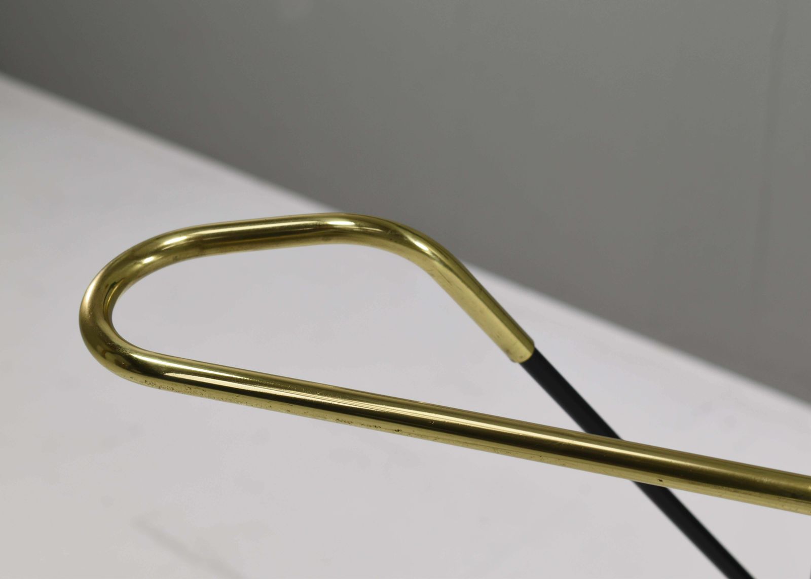 1030.0 Fratelli Reguitti Folding Valet Stand / Suit Rack In Brass, Italy – Circa 1 photo