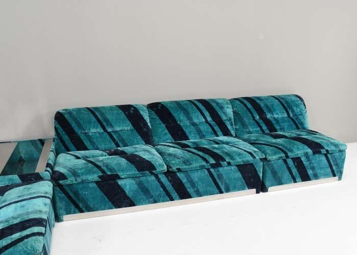 photo vinterior Saporiti P10 Proposals Modular Sofa Set By Giovanni Offredi – Italy 19