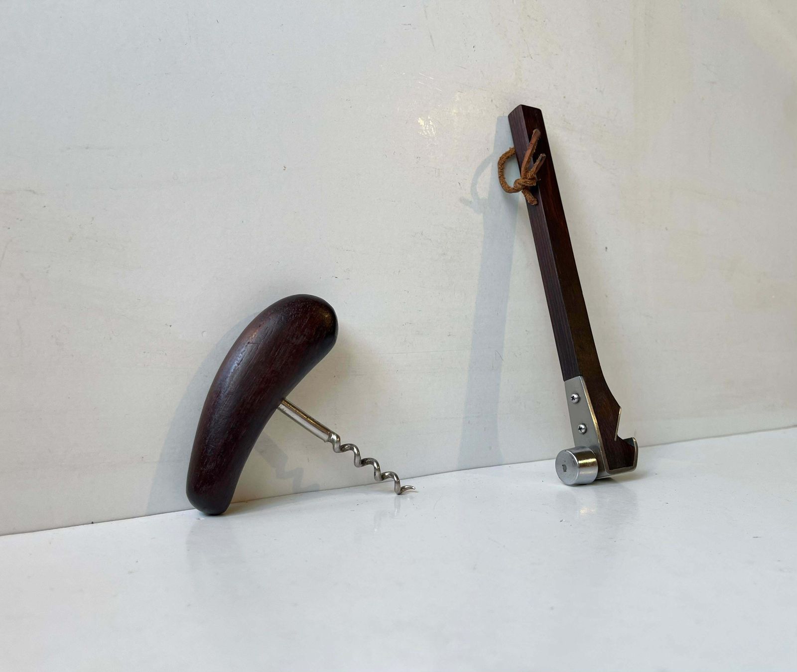 Danish Midcentury Corkscrew, Bottle Opener / Nut Hammer In Rosewood, 1960s photo furniture