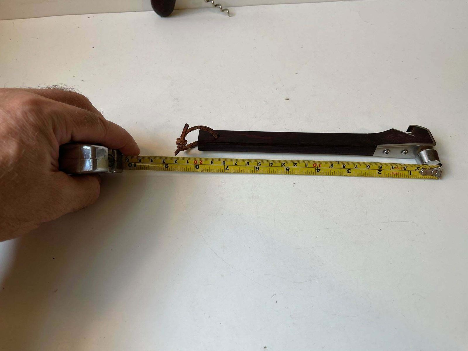Danish Midcentury Corkscrew, Bottle Opener / Nut Hammer In Rosewood, 1960s photo 278.0