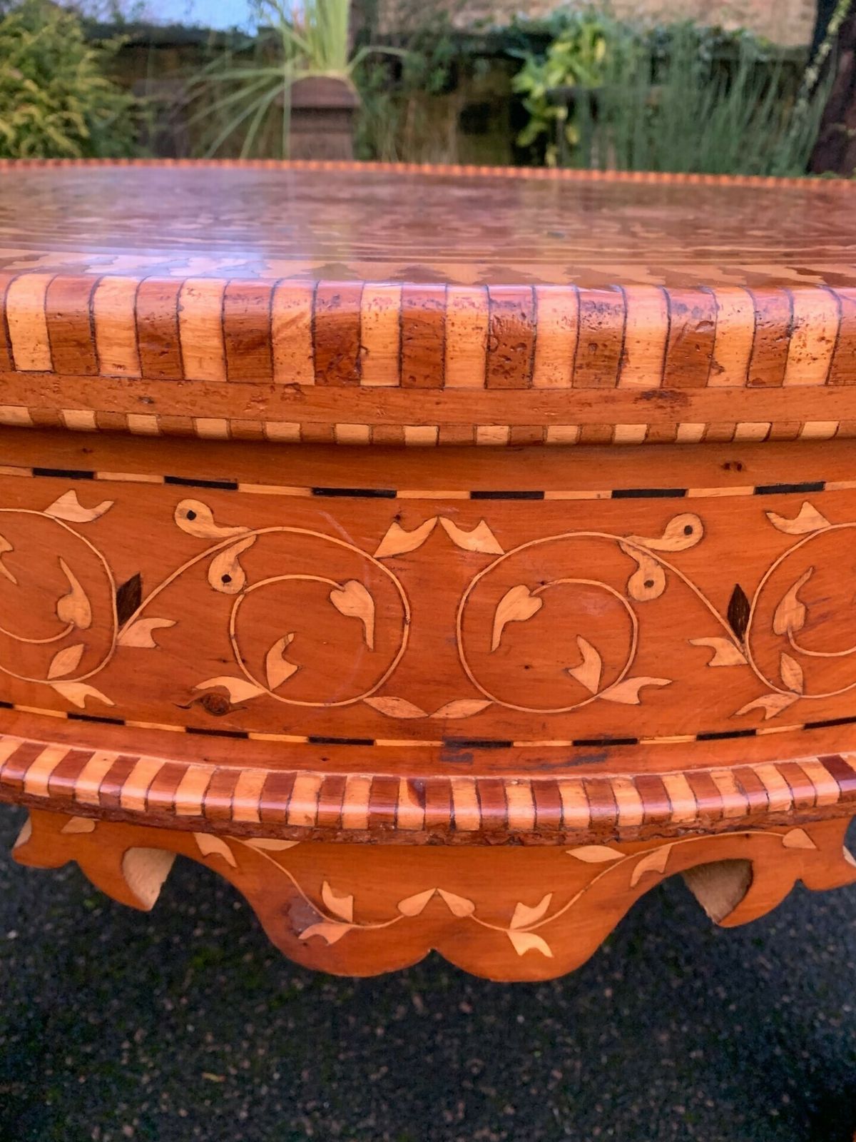 Antique Inlaid Anglo Indian Coffee Table photo furniture