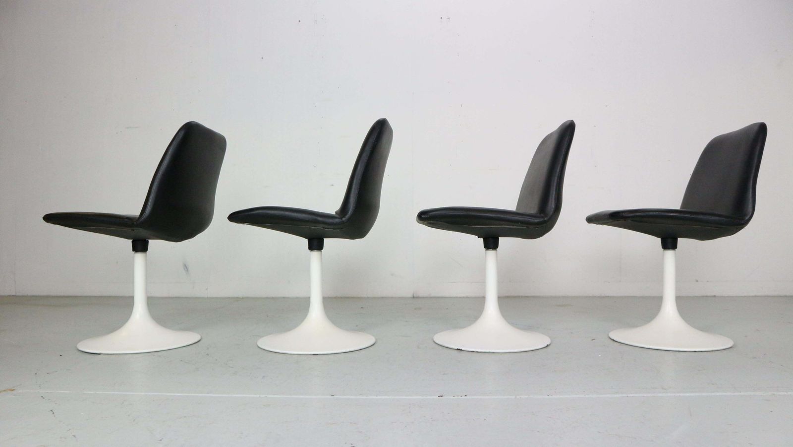 photo vinterior Scandinavian Modern Set Of 4 Dinning Chairs By Börje Johanson Vinga, Sweden 1970