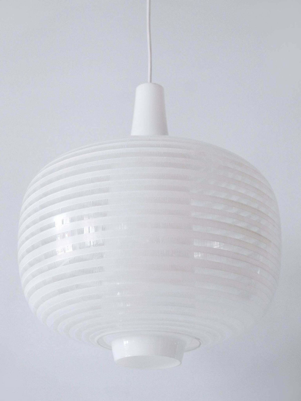 Rare & Large Mid Century Modern Pendant Lamp Napoli By Aloys F. Gangkofner 1957 photo furniture